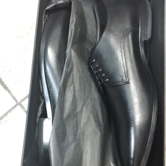 100% authentic Hugo Boss Highline Derb pr1 50375809 001 black men’s leather shoe - Picture 4 of 5